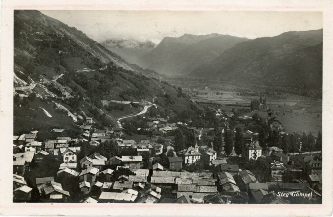 Cartoline postali: Steg - Gampel    VS – Usato da Brig venduto da Valcards54