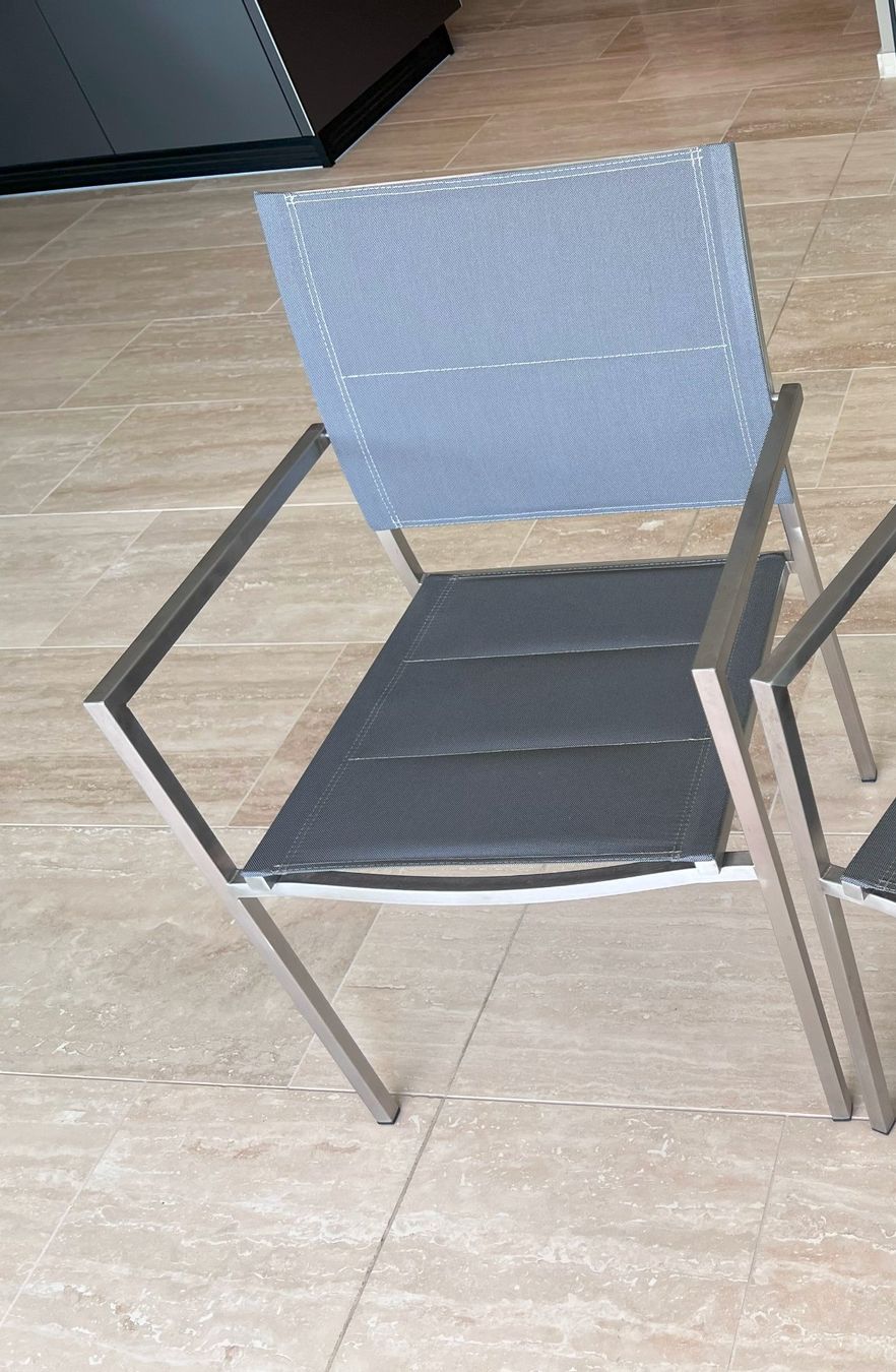 Chaises: Gartenstuhl Antrazith – D'occasion à Unterengstringen par hausraus