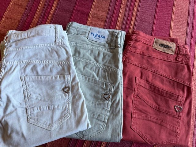 Please Jeans Pantaloni: Pantalon Please, prix baissé 3x – Usato da Enges venduto da cordec