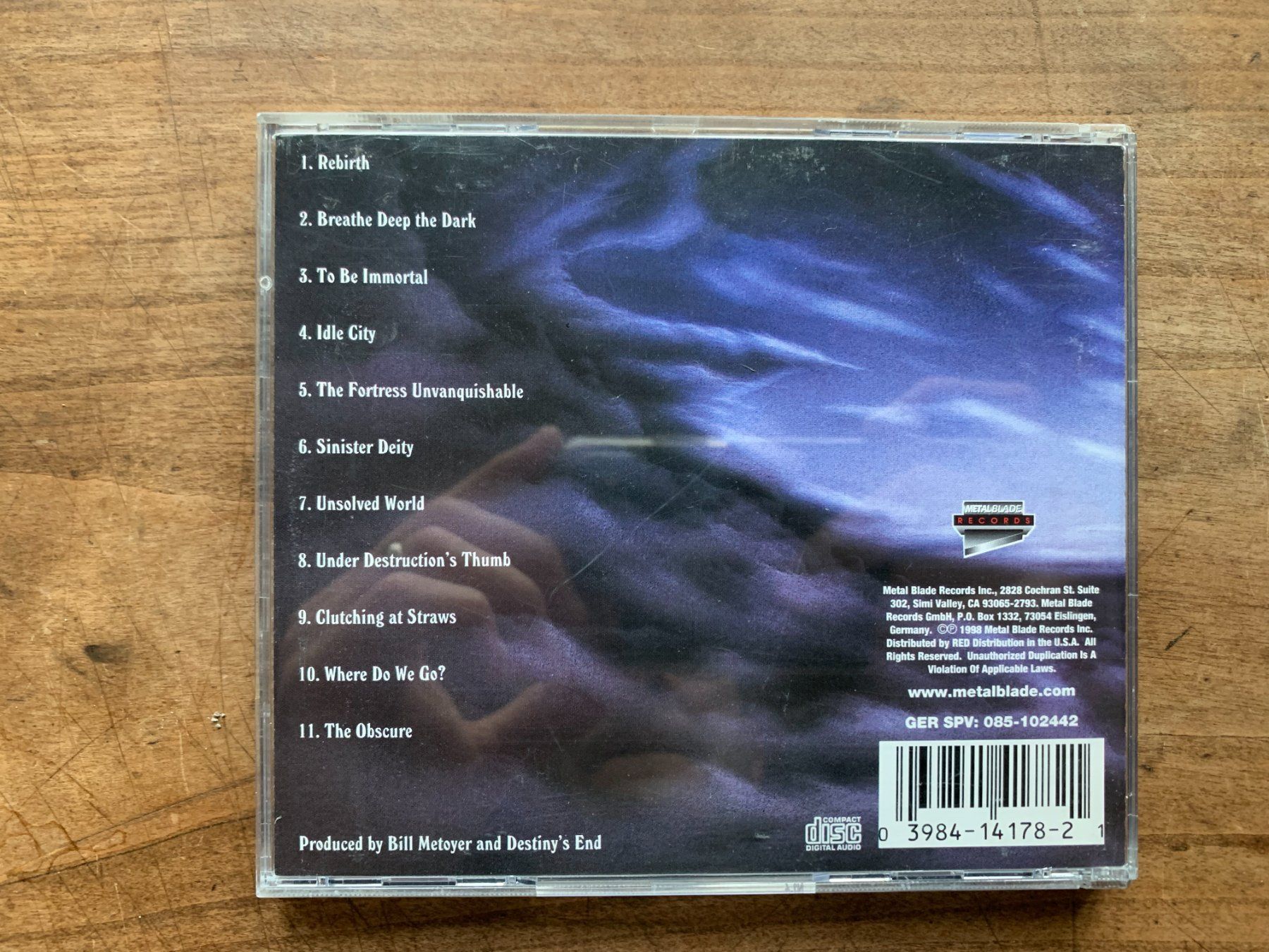 CDs: Destiny's End Breathe Deep The Dark CD Heavy Metal – Gebraucht aus Willerzell von Stoeff8l 1