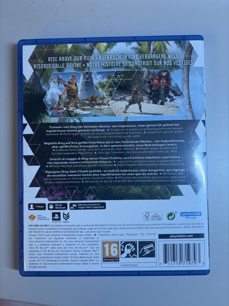 Jeux: Horizon Forbidden West PS5 – Neuf (Voir description) à Zürich par gokhster 1