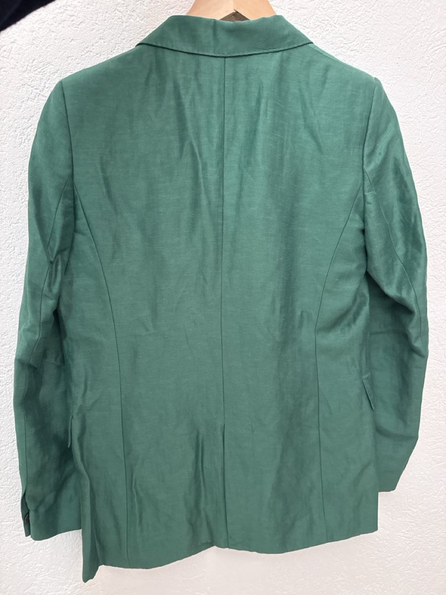 Massimo Dutti Giacche: Beautiful green silk blazer – Nuovo (secondo la descrizione) da Horgen venduto da theresak02 1