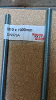 2x Gewindestange Bauhaus Profi M10 x 1000mm neu