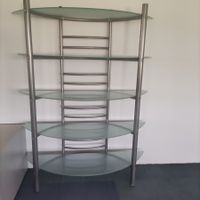 Etagère Glas Metall Regal - Top Zustand
