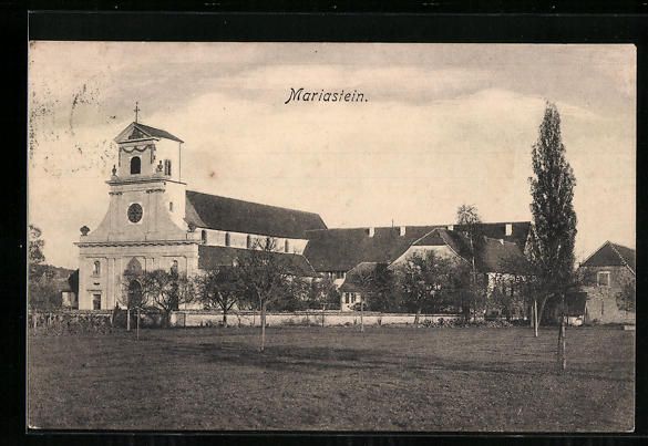 Cartoline postali: AK Mariastein, Teilansicht mit Kirche – Usato da Berlin venduto da bartko-reher