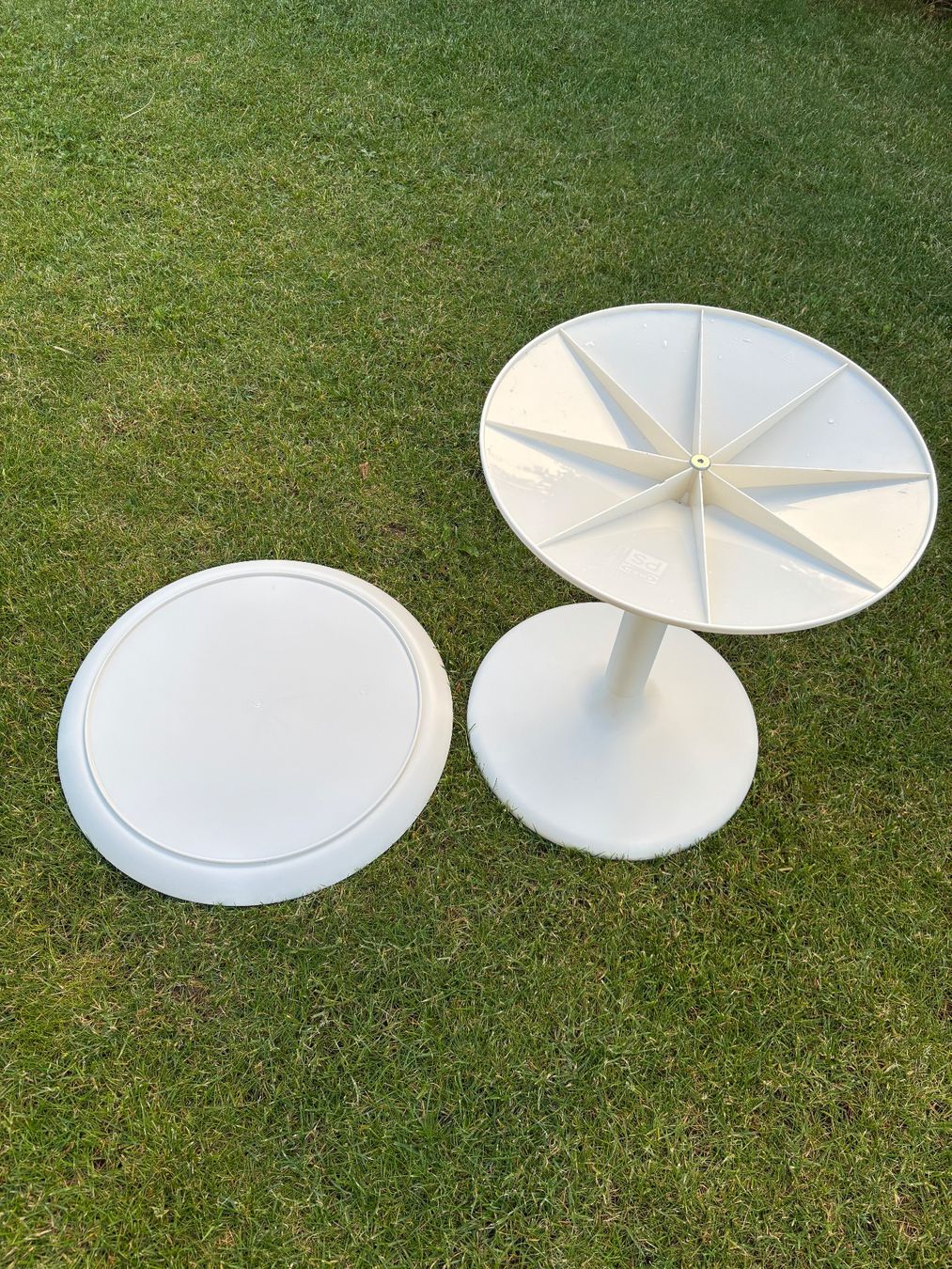Ikea Tavoli: Vintage IKEA SANDSKÄR plastic tray-top side table – Usato da Steinhausen venduto da ChromeVintage 4