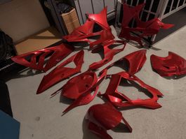 Neue Bmw S1000RR Verkleidung Cady Rot