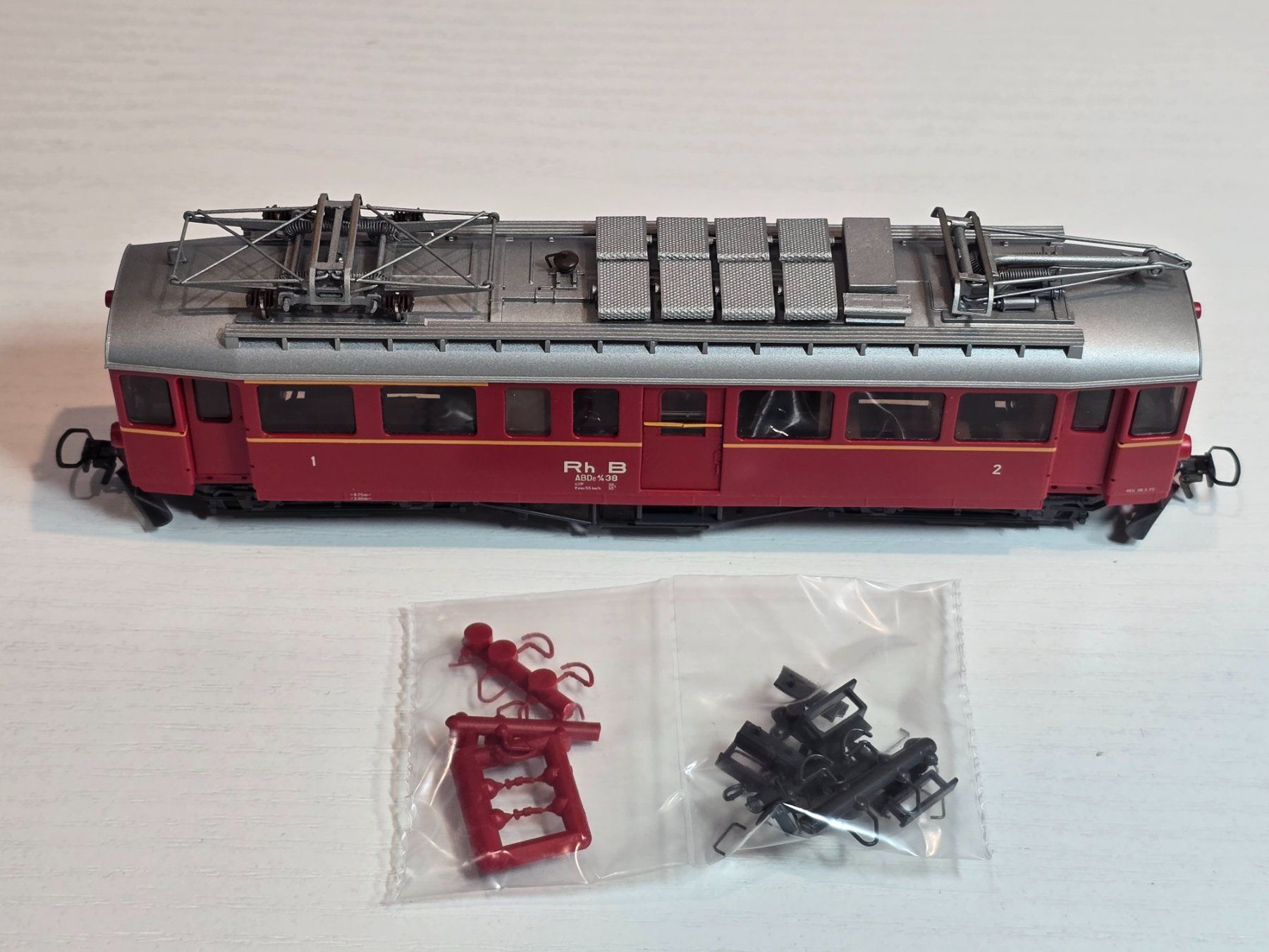 Bemo Modellini di ferrovie: Bemo 1268138, RhB, ABDe 4/4, 38, Berninatriebwagen, Digital – Nuovo e nell'imballaggio originale da Kloten venduto da Nicola2 1