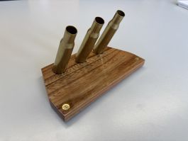 Patronen Stifthalter aus Holz - einzigartiges Design!