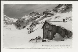 AK 1952 Bovaihütte S.A.C. und  Piz Bernina