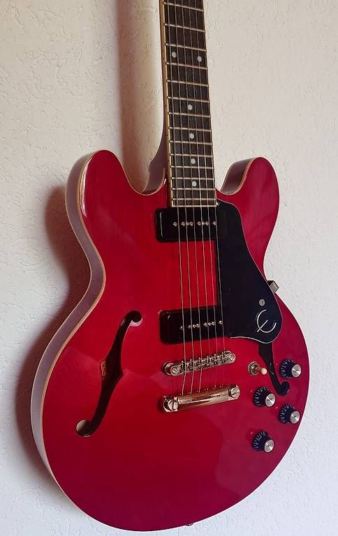 Epiphone Musikinstrumente: Epiphone ES-339 P90 PRO - Cherry red - inkl. Gurt & Tasche – Gebraucht aus Dürnten von Mf5 1