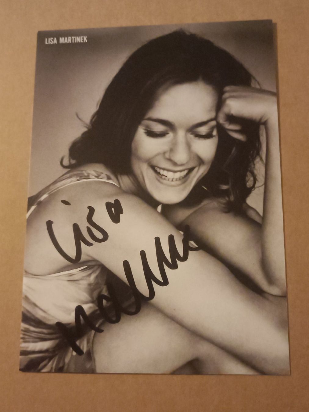 Autografi: Lisa Martinek - handsignierte Autogrammkarte – Usato da Menziken venduto da Artographs