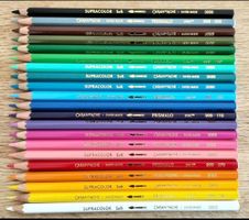 Lot de 21 crayons Caran d'Ache aquarellables NEUFS