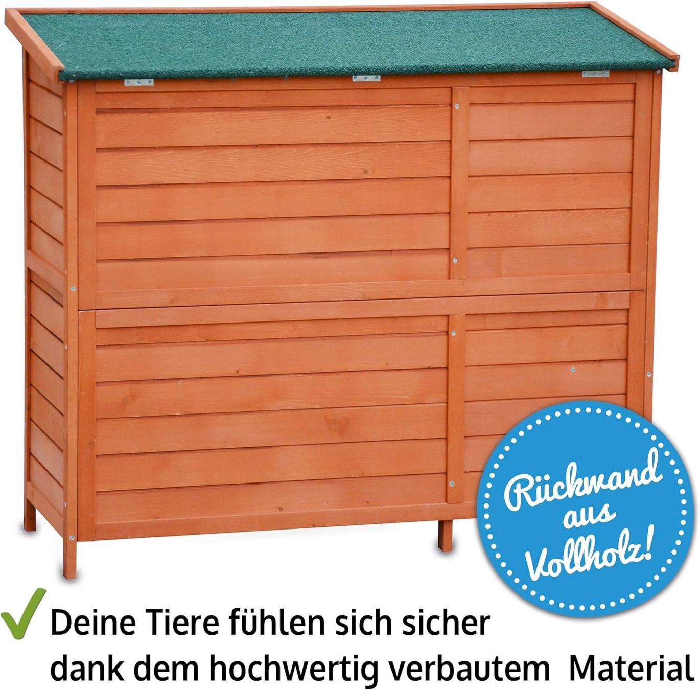 Gabbie, trasporto & Sicurezza: Hasenstall Rot-Braun 122x48x103,5 cm – Nuovo e nell'imballaggio originale da Bottighofen venduto da zaap 3