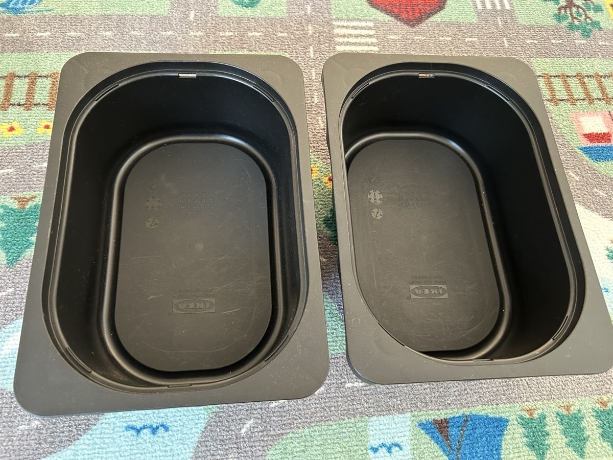 Ikea Contenitori & Simili: 2 IKEA containers, black, good condition, for storage – Usato da Zürich venduto da mar_d7zz