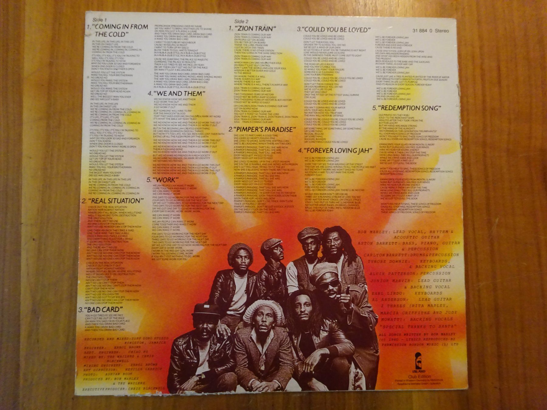 Vinyles: BOB MARLEY ** UPRISING – D'occasion à Luzern par xrayspex99 2