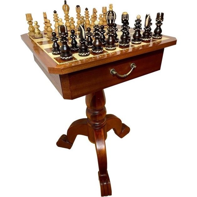 Giochi: Schachtisch mit Figuren neu – Nuovo (secondo la descrizione) da Buchs Zh venduto da bar_7kk7 1