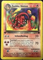 Pokémon Dunkles Glutexo 32/82 1. Edition Deutsch