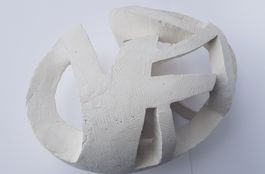 F.R. Brüderlin   -  seltene Skulptur -   Schweizer Kunst