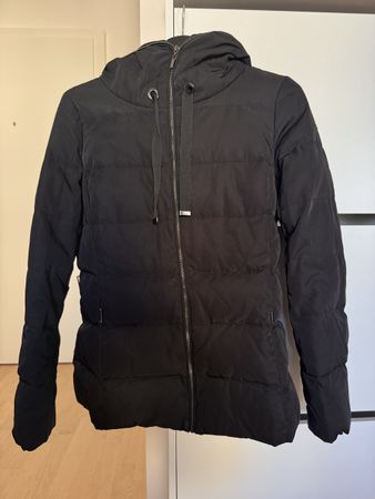 Damen Daunenjacke schwarz Grösse S