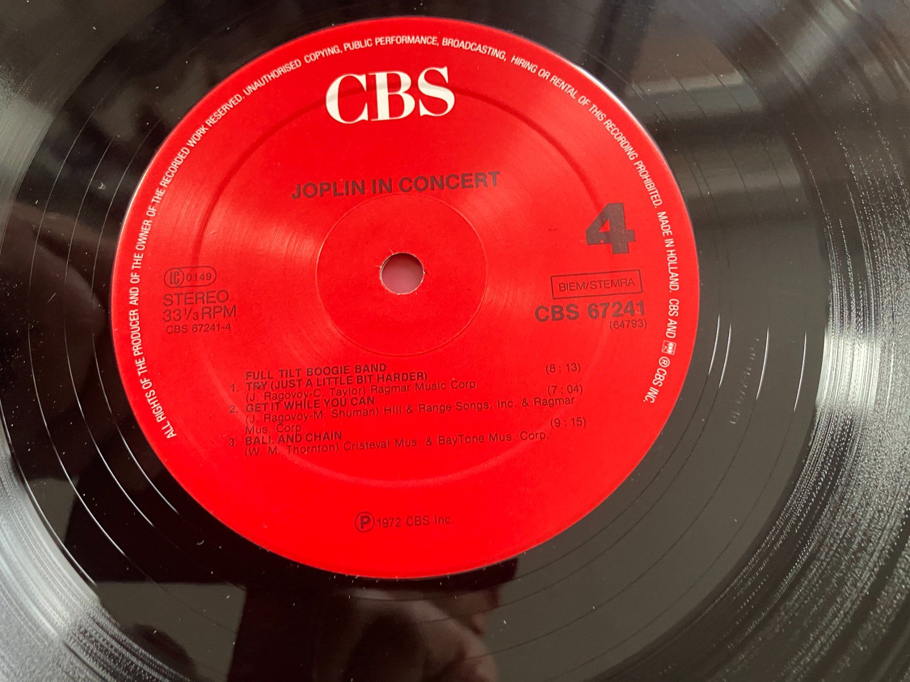 Dischi in vinile: Janis Joplin – Usato da Aarwangen venduto da Jukebox3 9