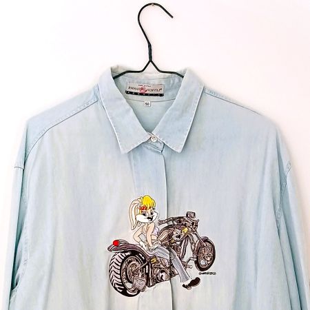 Jeans Hemd - Grösse L/XL