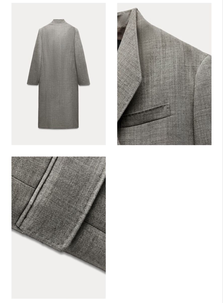 Zara Cappotti: Elegant Wool Coat, M - 100% wool – Nuovo e nell'imballaggio originale da Veyras venduto da ValClasse 3
