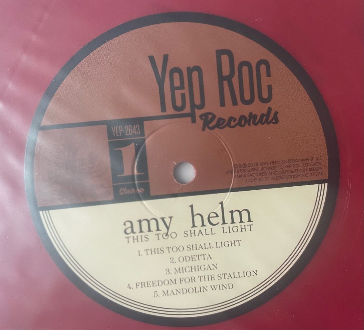 Dischi in vinile: Amy Helm / This too Small light - Vinyl LP  – Usato da Olten venduto da Bluespapst 2