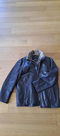 Echtleder Herrenjacke mit abnehmbarem Innenfutter