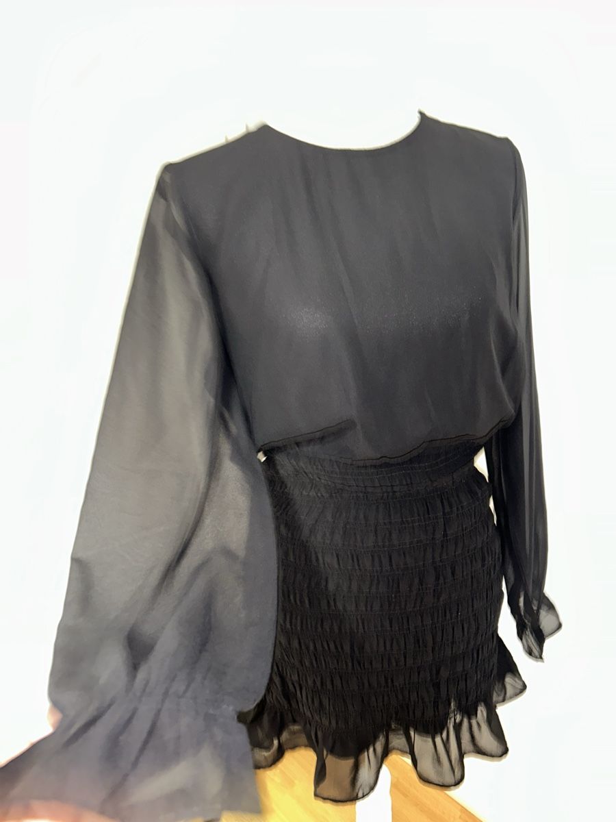 Vestiti: Schickes Minikleid in Schwarz, Grösse M – Usato da Nebikon venduto da icon.vintage 4