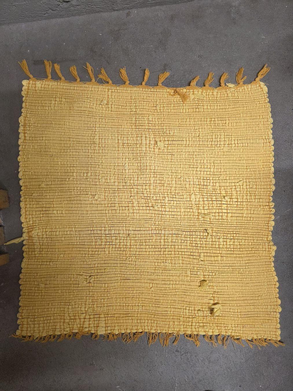 Tappeti: 2 x Teppich, gelb, mit Fransen, Sommer-Deko – Usato da Horw venduto da Zedy01 2