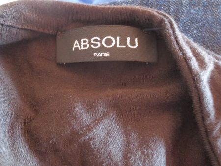 T-Shirt Absolu Paris Gr. 40 braun