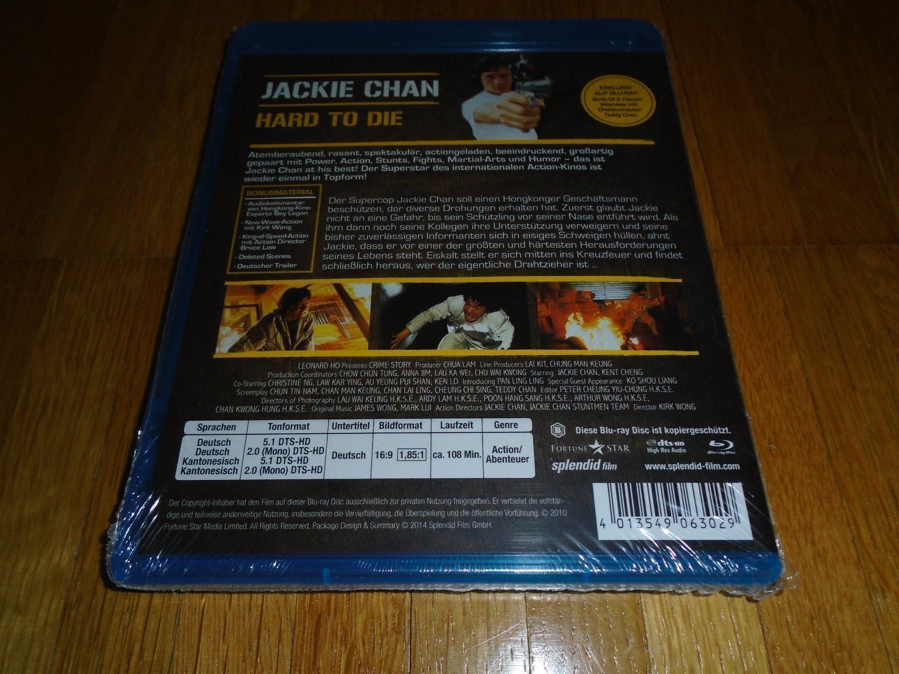 Tutti i DVDs: Jackie Chan - Hard to Die - UNCUT – Nuovo e nell'imballaggio originale da Basel venduto da havsok 1