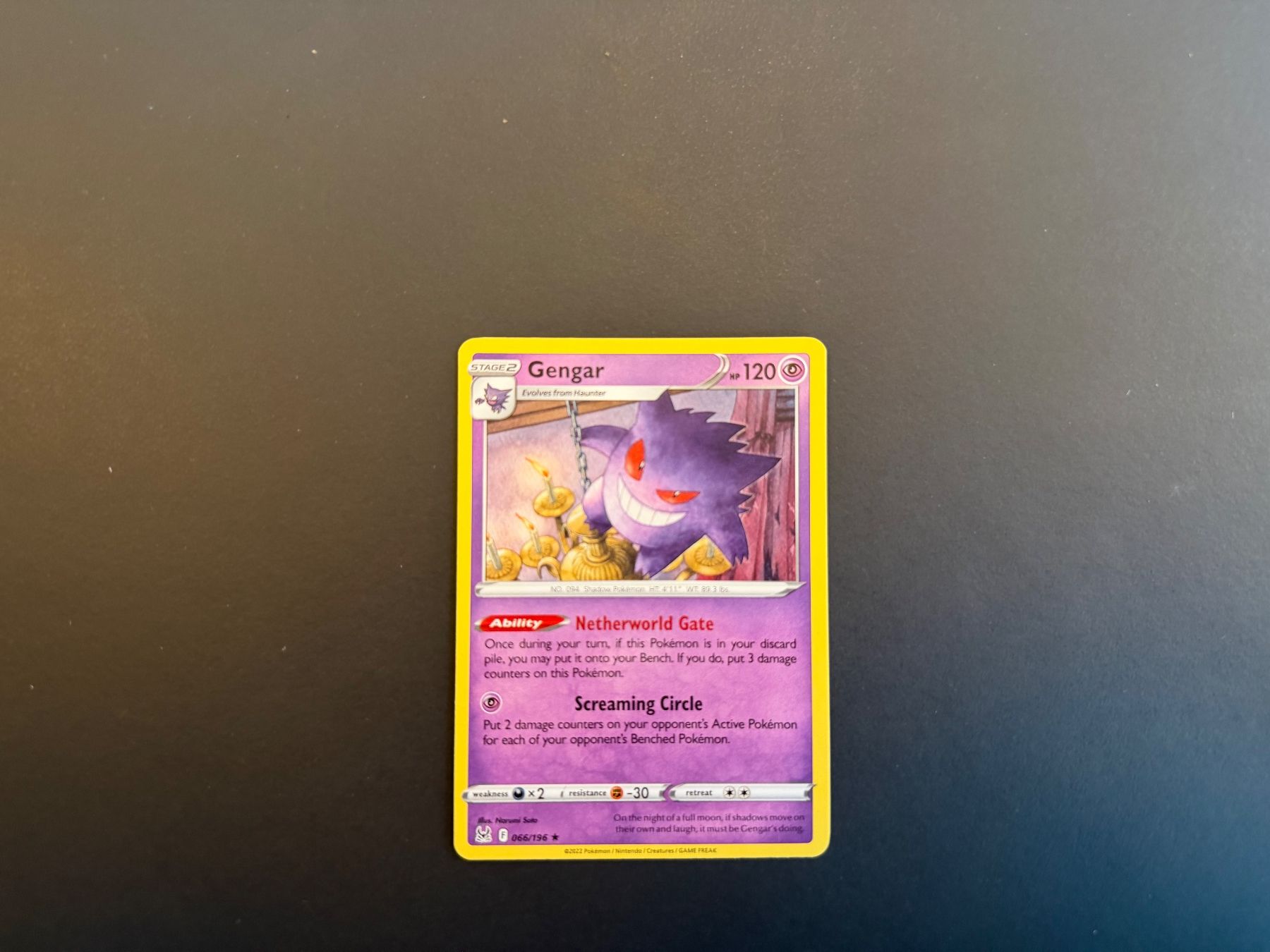Pokémon Cartes à collectionner: Gengar 066/196 – D'occasion à Zürich par mountainwizard00