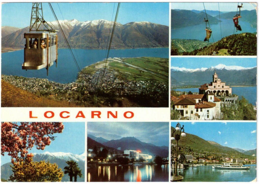 Cartoline postali: Locarno - 6 Bild AK – Usato da Binningen venduto da Mountainrider