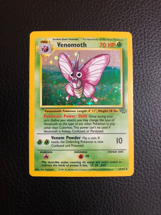 Jungle Venomoth Holo 13/64 Ab 1 | Kaufen auf Ricardo