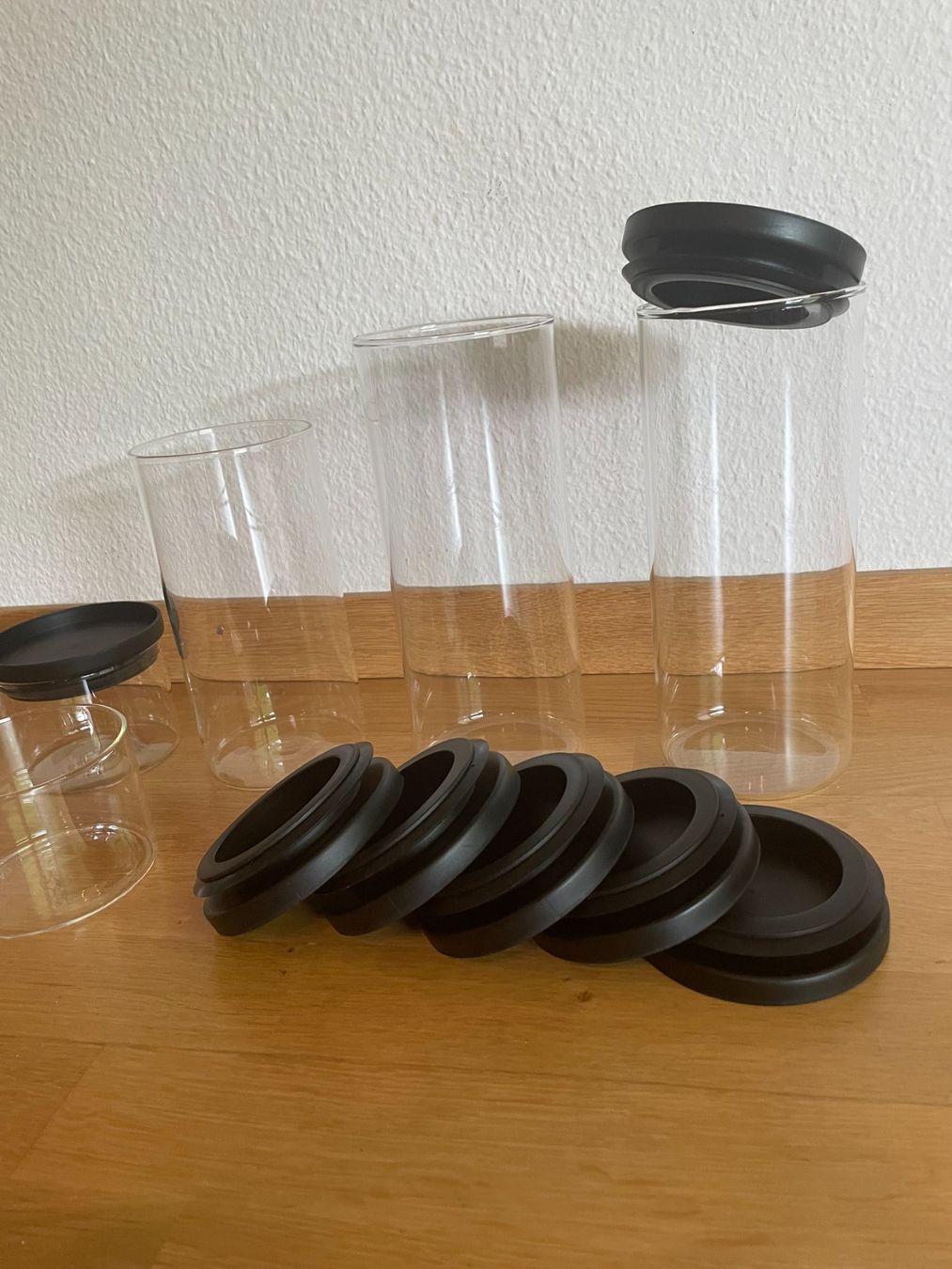 Globus Bicchieri: Vorratsgläser-Set mit Deckel 7 Stück – Usato da Wabern venduto da carciofo 2