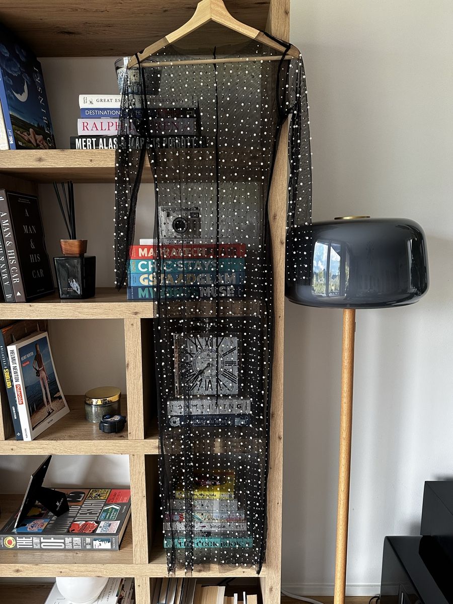 Vestiti: Robe noir avec perles – Nuovo (secondo la descrizione) da La Croix (Lutry) venduto da secondhandZara