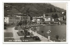 Ponte Tresa (TI) Il Quai - Lago di Lugano - Foto-AK  um 1939