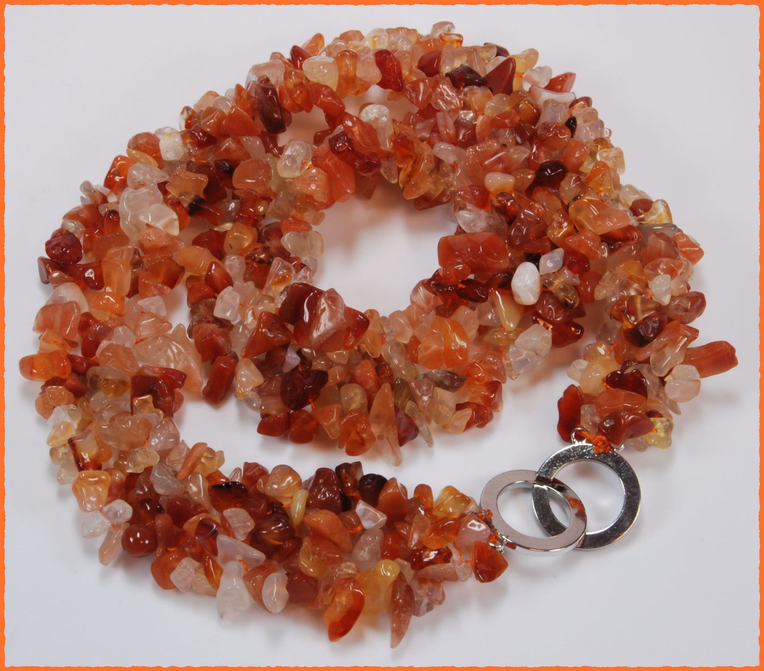 Catenine: ♛ Wunderschönes Achat - Collier  ca. 46cm lang – Nuovo e nell'imballaggio originale da Oberglatt ZH venduto da Hot-Spot 1