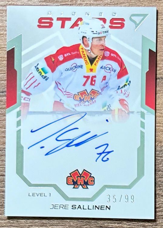 Sportzoo Carte collezionabili: Jere Sallinen - Signed Stars 35/99 – Usato da Herisau venduto da Herisauar