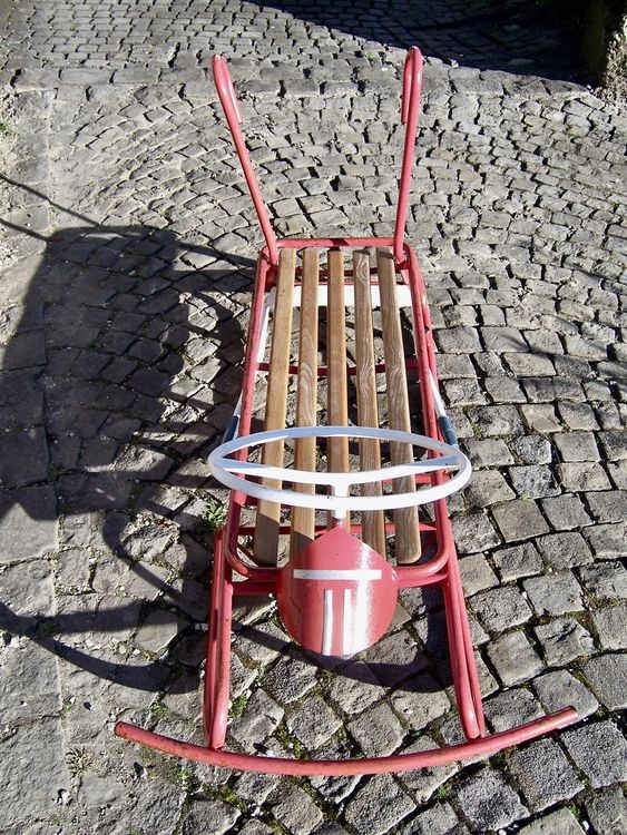 Luge: Schlitten SKS CRESTA Bob mit Steuerung – D'occasion à Kerzers par wisaundso 1