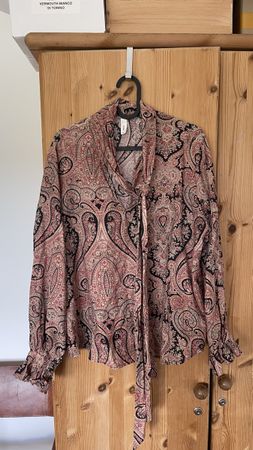 MNG Bluse mit Paisleymuster, Grösse M, Herbst Angebot!