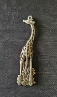 Anhänger Giraffe Sterling Silber 925 mit Öse 