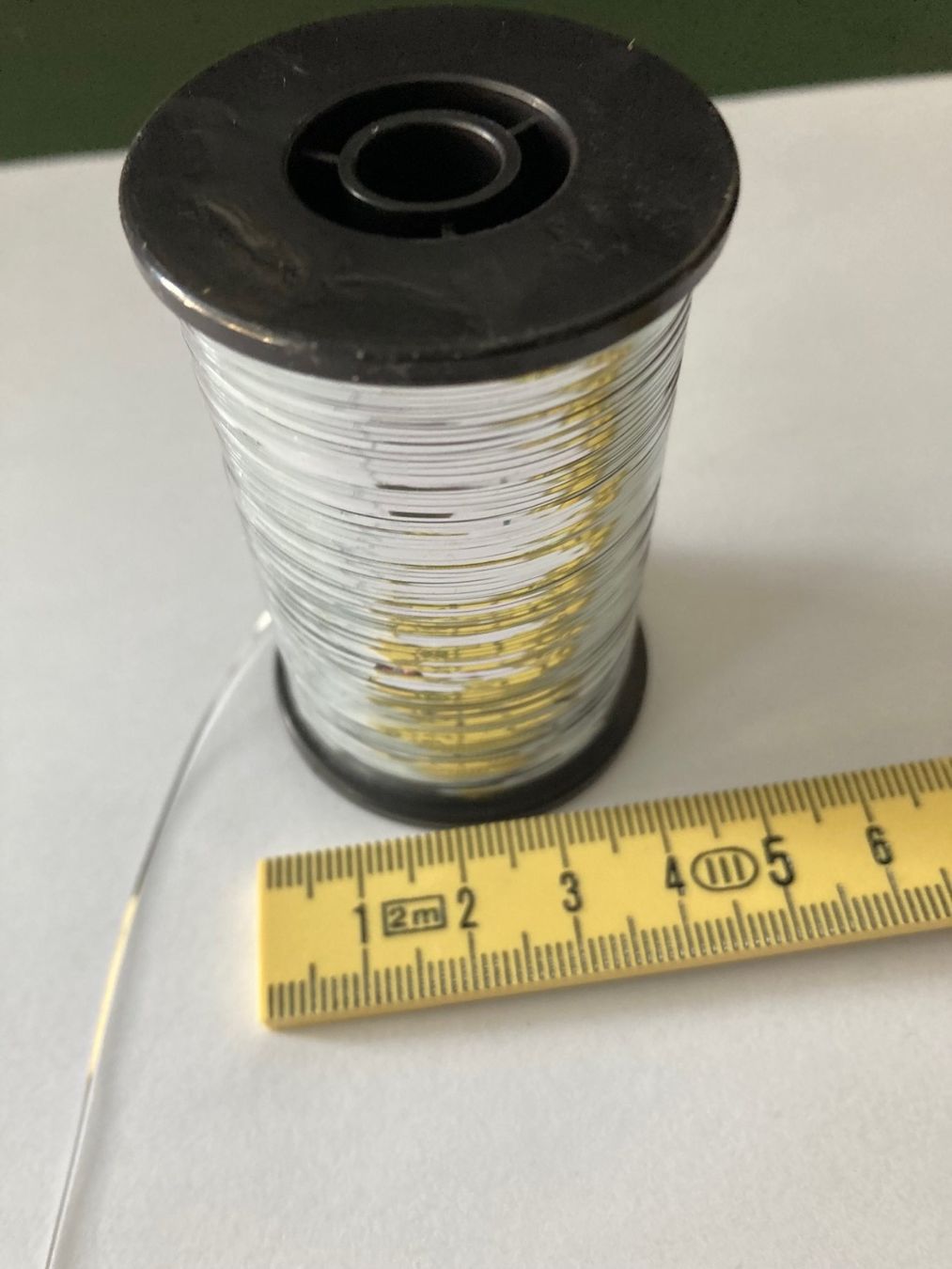 Cordicelle & Fili: Handarbeitsgarn Polyester Bändchen Silber – Nuovo (secondo la descrizione) da Rifferswil venduto da IMRUTSCH 3