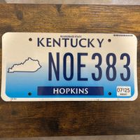 🇺🇸 U.S. Autoschild - Kentucky N0E383 - ORIGINAL