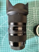 Sigma 18-35mm f1.8 avec porte filtre 2'filetage M42 camera