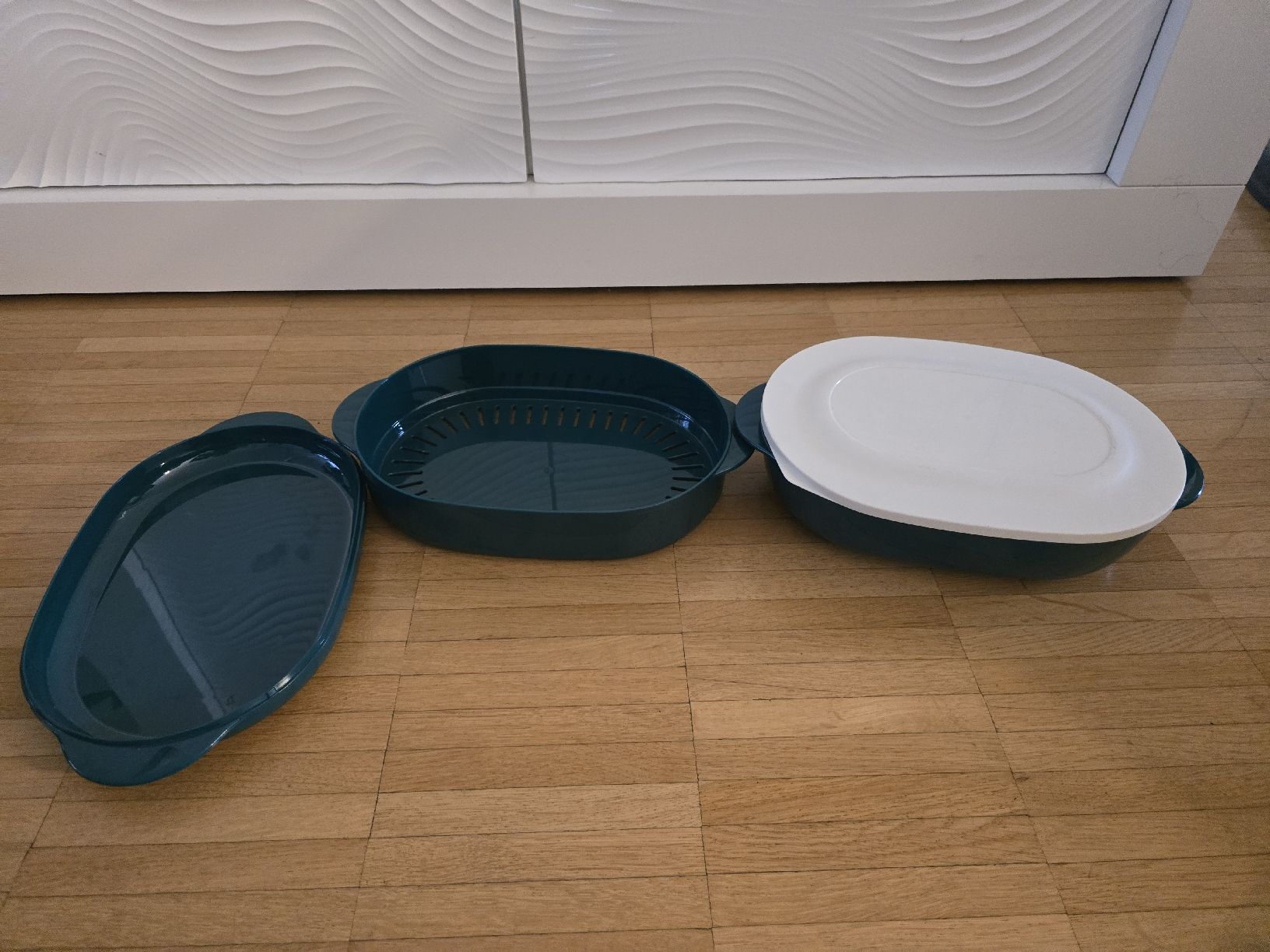 Tupperware Contenitori & Simili: Tupperware1,5 L Mikrowellen Kasserolle . Neuwertig – Usato da Laufenburg venduto da may_r2st 1