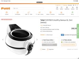 Tefal Actifry Genius XL 2in1 YV970015, wenig gebraucht (2mal