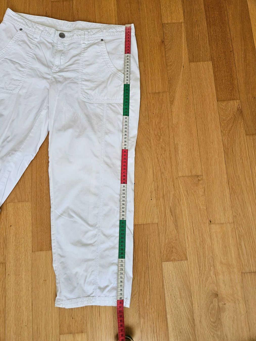 Pantaloni: Caprihose weiss Gr. 40 – Usato da Möriken AG venduto da pam66 3